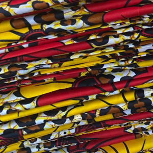 Nouveau motif de <span class=keywords><strong>tissu</strong></span> parapluie au design tendance, imprimé wax africain, imprimé hollandais, brocart, tissé en trame, uni, type fil peigné - Product Image 6