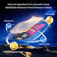 Lifeworth Premium Adult Melatonin 5mg Bandes Orales à la Racine de Valériane et L-Théanine, Aide Naturelle au Sommeil à Action Rapide pour la Relaxation et le Calme