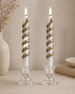 Halloween Art Pillar <b>Candles</b> Skull Snake Spider Design Flickering LED Flameless Eco-Friendly Smokeless Handmade <b>Long</b> Burning - Product Image 3