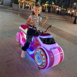 Mobil Listrik Ganda untuk Anak-Anak, Peralatan Hiburan Luar Ruangan, Sepeda Motor Bumper Car, Joy2fun Park Stall 2024 - Product Image 1