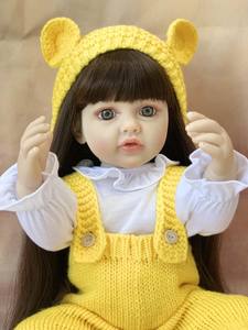 R & B Realista Little Reborn Baby Doll Pose Reborn Dolls <span class=keywords><strong>Morenas</strong></span> Accesorios para muñeca Reborn Silicona - Product Image 4