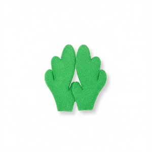 Ornement de bois de cerf de Noël Ilan 5x10mm vert 2 pièces pour décoration de fêtes - Product Image 1