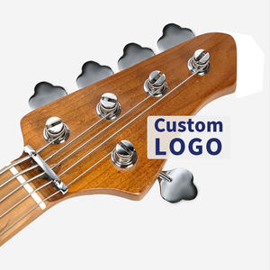 Bajo Eléctrico Profesional de <span class=keywords><strong>Jazz</strong></span> de 5 Cuerdas, Tamaño Completo, Premium, con Pastillas Activas Potentes, Juego Suave y Sonido Rico - Product Image 6