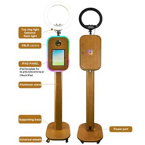 Fabricant professionnel Fournisseur de coques de photomaton <span class=keywords><strong>en</strong></span> bois grainé Photomaton de fête pour <span class=keywords><strong>iPad</strong></span> <span class=keywords><strong>Pro</strong></span> Air et appareil photo reflex numérique - Product Image 3