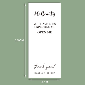 15*6 ס "מ אריזה תווית הדפסה מותאמת אישית רצועת איטום מדבקות - Product Image 2