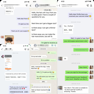 22Inch Handmade 100% Tóc Con Người Tóc Giả Nguyên HD Ren Phía Trước Với Sợi Ngang Cơ Sở Clip Tóc Mảnh Nâu Topper Cho Phụ Nữ - Product Image 6