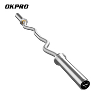 Barre de musculation OKPRO en gros pour la musculation, barre de curl commerciale pour les salles de sport