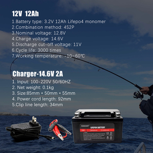 고품질 <span class=keywords><strong>12V</strong></span> 리튬인산철(LiFePO4) 배터리 팩, 딥 사이클 충전식 태양광 배터리 팩, 전기 자동차용 LFP 3000 사이클 - Product Image 3