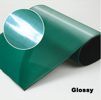 Tapis antistatique vert OEM pour salle blanche, rouleau de tapis de travail pour table, banc de travail, sol, tapis en caoutchouc ESD
