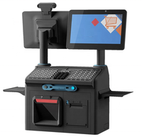 Terminal de point de vente haut de gamme Restaurant de détail caisse enregistreuse tactile électronique système de point de vente paiement de point de vente tout en un avec imprimante