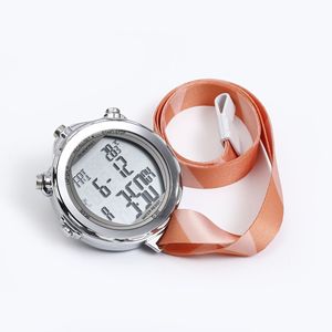 Chronomètre électronique professionnel en argent, grand écran LCD, étanche, rétroéclairage, date, semaine, mémoire 200/500 tours, température - Product Image 2