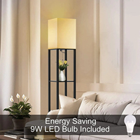 Lampu Lantai Nordik Mewah Hitam Modern Lampu Malam untuk Ruang Tamu Kamar Tidur