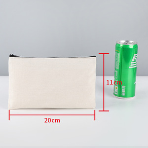 Trousse de <span class=keywords><strong>maquillage</strong></span> en toile personnalisée à la mode avec motif <span class=keywords><strong>licorne</strong></span> mignon, étui à crayons à fermeture éclair, style bonbon pour les filles, logo personnalisé - Product Image 4