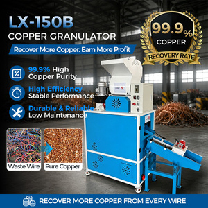Máquina Granuladora de Cable de <span class=keywords><strong>Cobre</strong></span> Mini LX-150B - Trituradora de Cable de Tipo Seco de Alta Pureza para <span class=keywords><strong>Chatarra</strong></span> Mixta de Cables Automotrices y Domésticos - Product Image 1