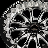 Nouvelles jantes de course en alliage d'aluminium forgé Beadlock 18x5 15x10 GF 5x114.3 finition or personnalisée pour Charger Drag Retrofit/Upgrade