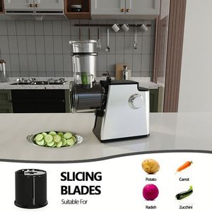 Rallador <span class=keywords><strong>de</strong></span> frutas eléctrico multifuncional <span class=keywords><strong>de</strong></span> buena calidad, cortador automático <span class=keywords><strong>de</strong></span> <span class=keywords><strong>verduras</strong></span> con 5 cuchillas. - Product Image 1