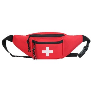 Botiquín de primeros auxilios portátil, bolsa de cintura impermeable de nailon para emergencias al aire libre, para senderismo, montañismo, equipo de seguridad para viajes - Product Image 4