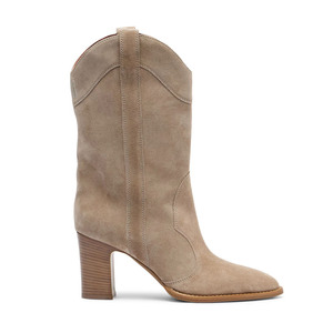 Nuevas Llegadas 2026 Nueva Colección Botas de Baile Estilo Vintage para <span class=keywords><strong>Mujer</strong></span>, Botas Vaqueras Occidentales de Media Pantorrilla para <span class=keywords><strong>Mujer</strong></span> - Product Image 3