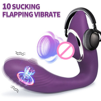 Vibromasseur à double moteur avec succion, 10 vitesses, stimulateur clitoridien par aspiration, étanche, silencieux, rechargeable par USB, jouet sexuel pour femmes, vente en gros