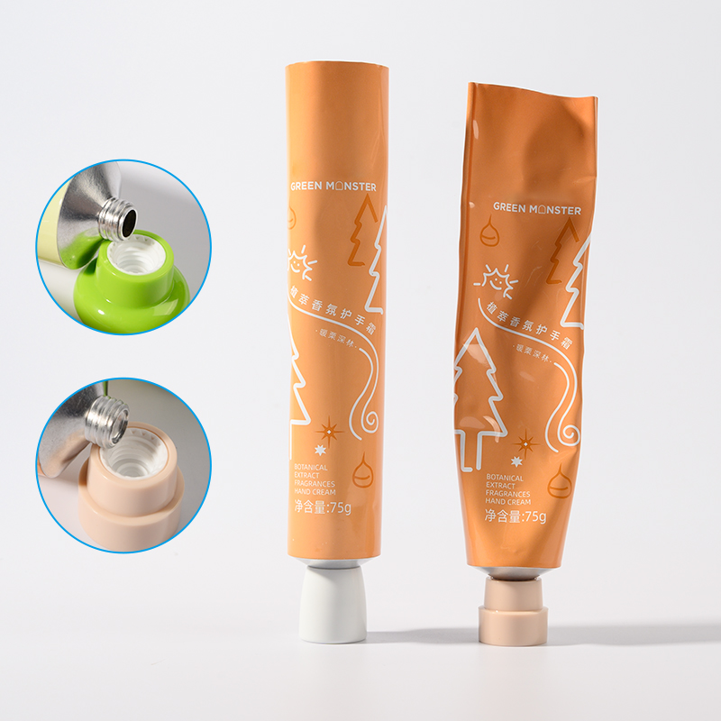 Yizheng Custom Aluminum Collapsible Tube for Hand Cream 30ml 60ml 75ml Ointment Tubes Empty Aluminum Squeeze Tube