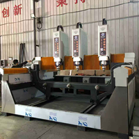 Máquina de Grabado CNC para Piedra y Mármol JK-9010, 5.5kW, 380V, Motor de Engranajes Controlado por PLC, Personalizable, Longitud Máxima de 3200mm
