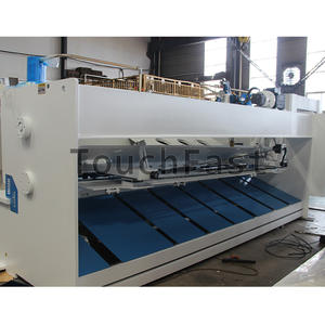 Cizalla de guillotina hidráulica Touchfast de 6mm y 8mm/máquina cortadora de placa de Metal de 6 metros de largo - Product Image 5