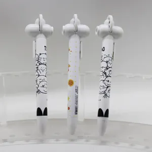 Châu Âu Hot Bán sáng tạo 8-hình ảnh chiếu bút bi màu in ABS nhựa thân thiện với môi văn phòng phẩm cho văn phòng trường - Product Image 1