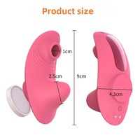 Mini Magnetischer Saugvibrator für Draußen Tragbar Unsichtbar Kabellos Fernbedienbar Aufladbarer Dildo Frauen-Sexspielzeug