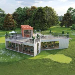 40-Fuß-Containerhaus, 2-stöckiges Containerhaus, L-förmiges Tiny Home mit Bad und Küche - Product Image 2