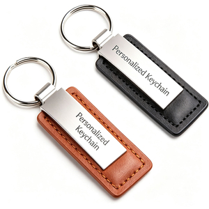 Llavero de Cuero y Metal Personalizado, para Llaves de Auto, Mochila, Bolso, Regalo para Papá, para el Día del Padre, para Hombres y Uso Diario - Product Image 2
