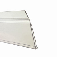 Haute qualité économique doux rigide coextrusion PVC étiquette de prix porte-étiquette prix porte-carte bande de données en plastique pour gondole