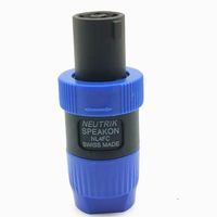 Câble Speakon NL4FC pour amplificateur Crown, adaptateur jack audio XLR 4 pôles à verrouillage par torsion compatible Neutrik Speakon