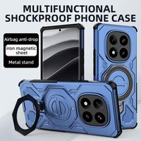 Étui pour Redmi 14C/K80 Pro/Note 14 Pro Plus en gros - Protection robuste anti-chute, magnétique 360, support d'anneau durable