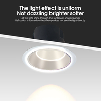 Spots LED à picots de qualité supérieure 220V IP67 anti-éblouissement, CRI élevé, aluminium moderne, encastrés, salon, chambre à coucher