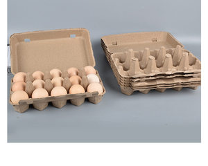 Bandeja para Huevos de Papel Biodegradable Ecológica, Embalaje de Pulpa Moldeada para Protección, Transporte, Almacenamiento y Distribución Minorista de Huevos - Product Image 3