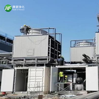 Centre de données conteneurisé intégré à haute efficacité, solution clé en main pour salle informatique préfabriquée, réfrigérant R-410A, pompe automatique