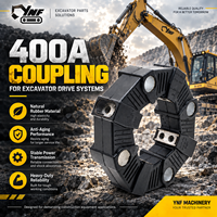 400A 400AS Flexible Gummikupplung Ersatz für CENTAFLEX CF-A 400 Größe 400 Bagger Hydraulik-Kolbenpumpen-Antriebskupplungen
