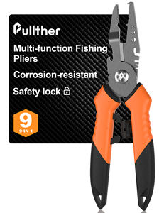 9-in-1 multitool vistang van roestvrij staal, 19 cm, haakverwijderaar en -snijder voor vissers, visaccessoires - Product Image 2