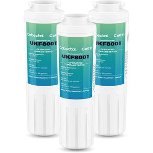 Filtre à eau Cobectal Ukf8001, lot de 3, filtre à charbon actif pour réfrigérateur - Product Image 1