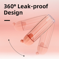 Bouteille à thé avec bouchon à vis, infuseur à thé intégré et design à large ouverture, forme hexagonale transparente, bouteille infuseur de qualité alimentaire