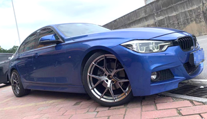 Rines Monobloque de 18/19/20 Pulgadas, Forjados, de Cinco Radios, Nueva Aleación de Aluminio T6061 con Múltiples Radios Recortados para Uso en el <span class=keywords><strong>Mercado</strong></span> de Accesorios - Product Image 5