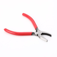 Poignée en plastique à poignée souple Outils de serrage du verre Coupe-verre en acier au carbone et pince pour sertissage OEM personnalisable