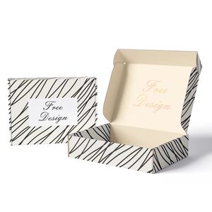 Boîte en carton ondulé double face à dégradé, avec revêtement UV, pour bijoux carrés et accessoires de coiffure épais pour filles, emballage de type armure - Product Image 5