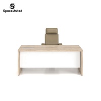 Bureau de direction en panneaux de particules de style moderne et luxueux SpaceUnited Foshan Office Furniture