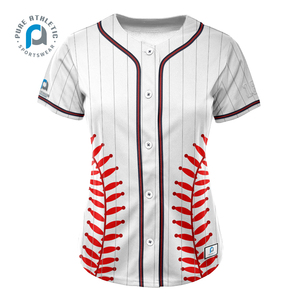 Chemises de maillot de baseball PURE de haute qualité pas chères classiques par sublimation de l'équipe de club jeunes adultes - Product Image 1