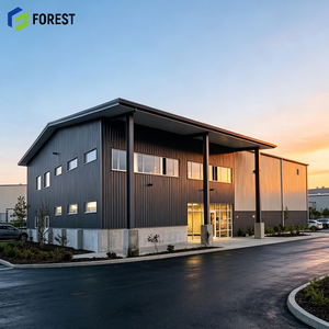Entrepôt préfabriqué en structure métallique résistant à la corrosion pour commerce et atelier, vente en gros - Product Image 1
