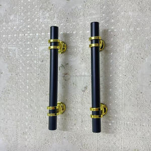 Gagang pintu plastik gagang lemari besi tahan karat pegangan tahan lama gagang terasa nyaman tangan - Product Image 5