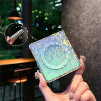 Laser-Gradient Magnetische Faltbare Handyhülle Schutzhülle für Samsung Z Flip 7 Z Flip 8 Z Flip 6