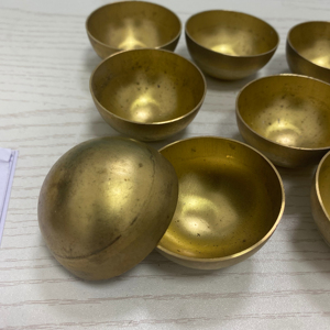 Semisfera in Ottone, Mezza Sfera in Rame - Product Image 5