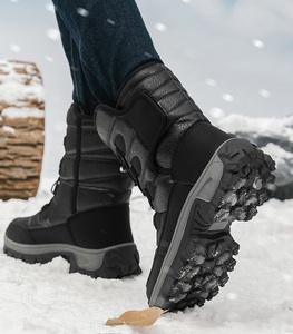 Bottes d'hiver imperméables et chaudes pour hommes, modèle YL6177, mi-mollet, pour l'extérieur, confortables et thermiques, vente en gros - Product Image 4